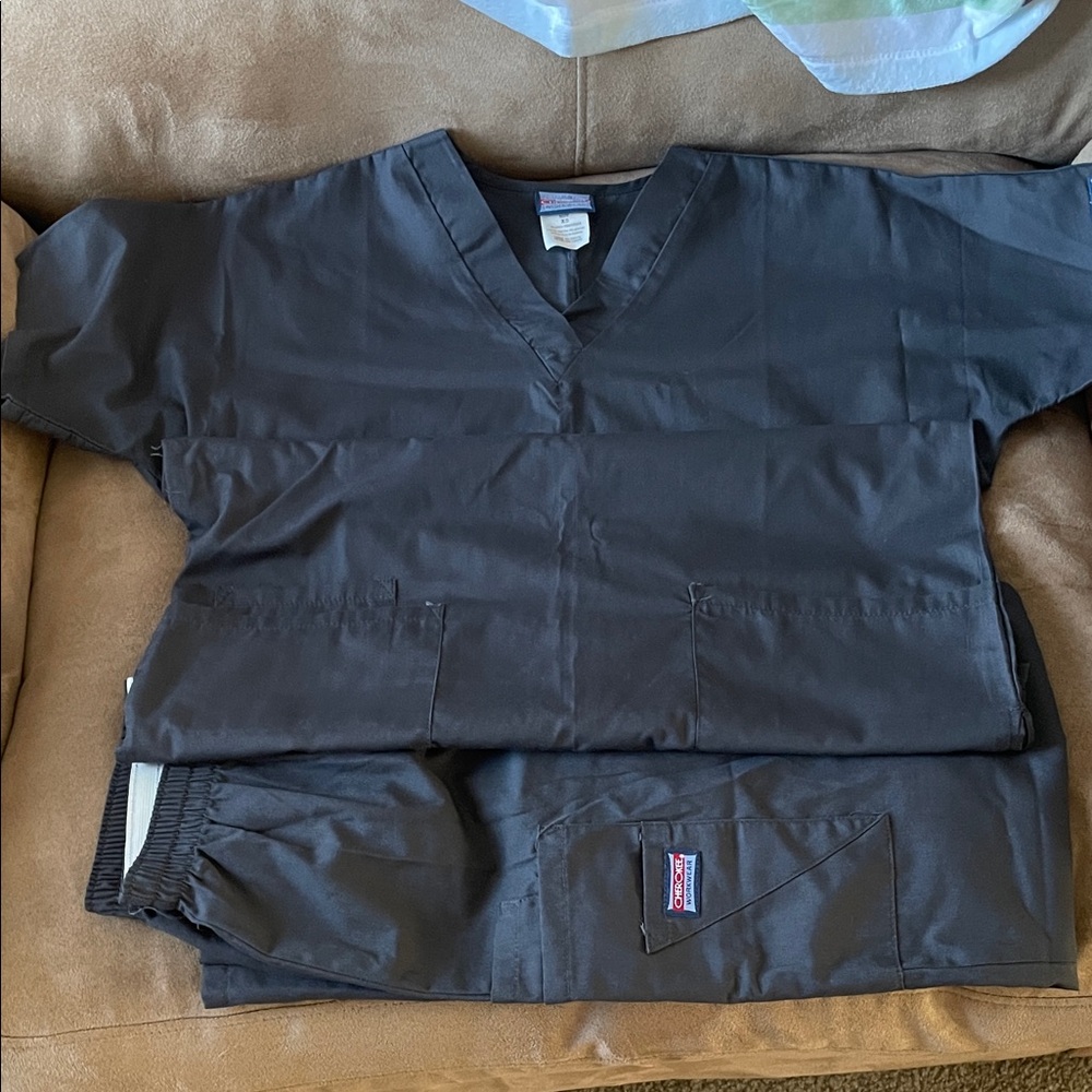 Cherokee Black Workwear Scrub Top